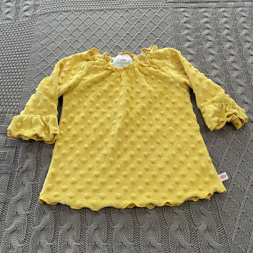 Lolly Wolly Doodle Mustard Yellow Popcorn Top ~ 2 - Picture 2 of 7